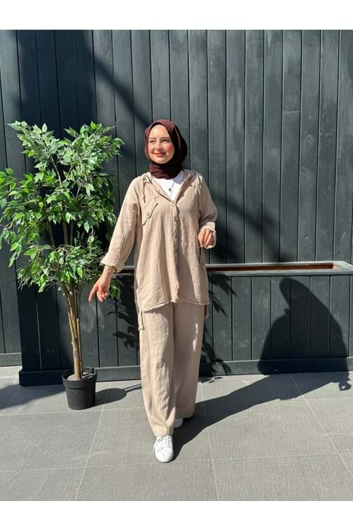 PÜSKÜL TAKIM - KREM - 1