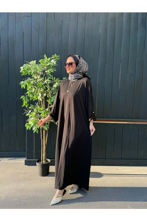 GÜN OYŞO ELBİSE - SİYAH - L-XL