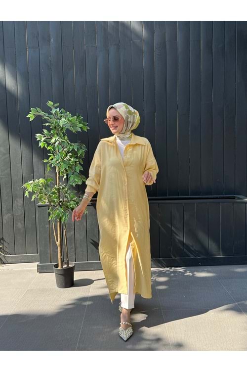 PERİ GÖMLEK - SARI - STD