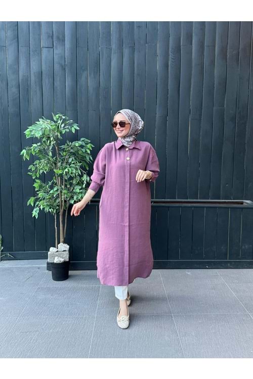 HOBİ GÖMLEK - MÜRDÜM - L-XL