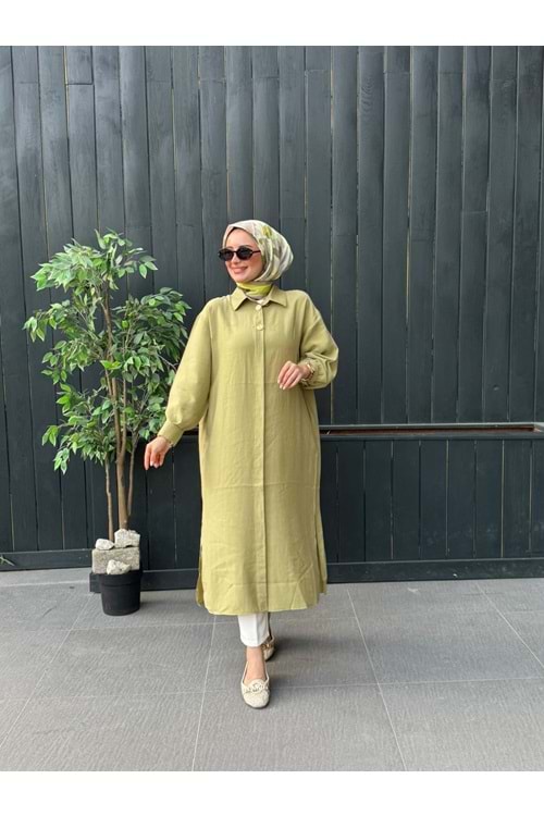 HOBİ GÖMLEK - YEŞİL - L-XL