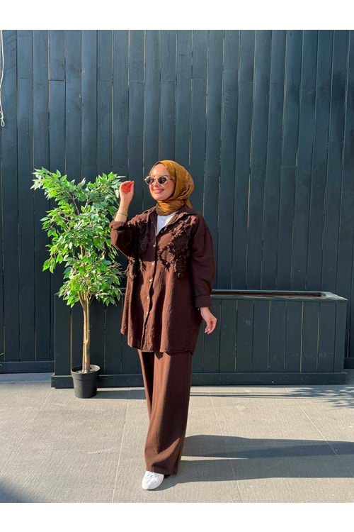 MARMARİS TAKIM - KAHVE - 2