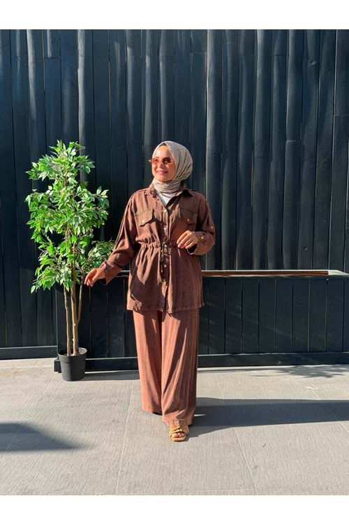 AYÇA TAKIM - KAHVE - 1