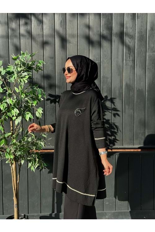 SENİHA TUNİK - SİYAH - STD