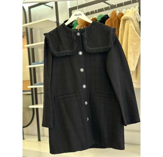 CHANEL CEKET - SİYAH - 36