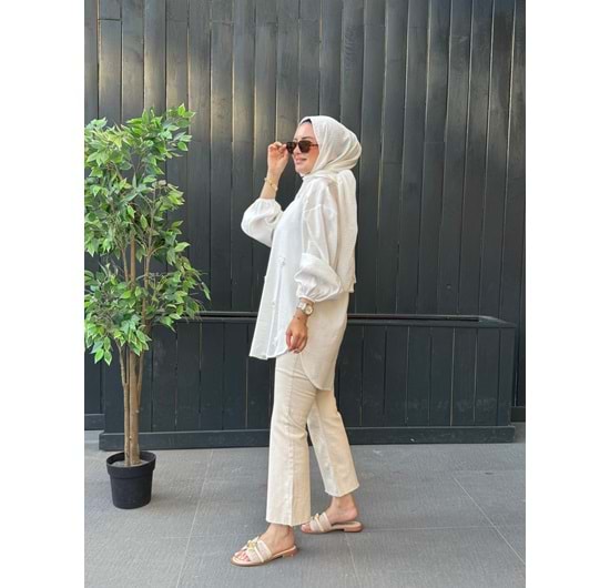 ZR MODEL KOT PANTOLON - BEJ - 1