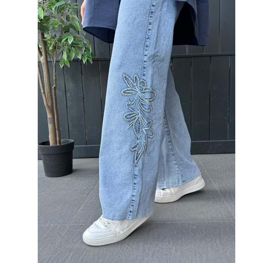 MİLANO PANTOLON - BUZ MAVİSİ - 1