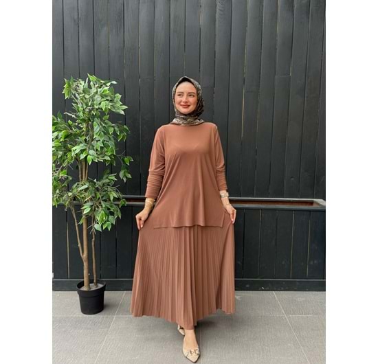 WOLDE ETEKLİ TAKIM - CAMEL - 2