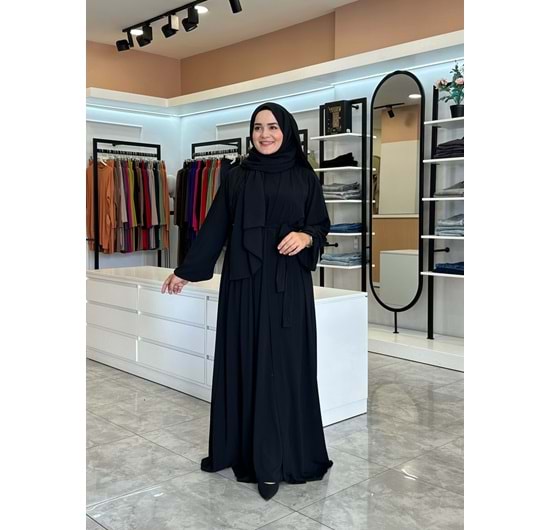 MEDİNE ABAYA - SİYAH - 1