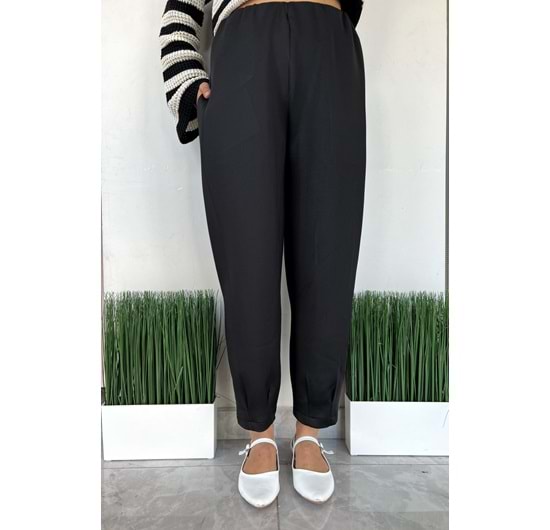PENSLİ SCUBA PANTOLON - SİYAH - L-XL