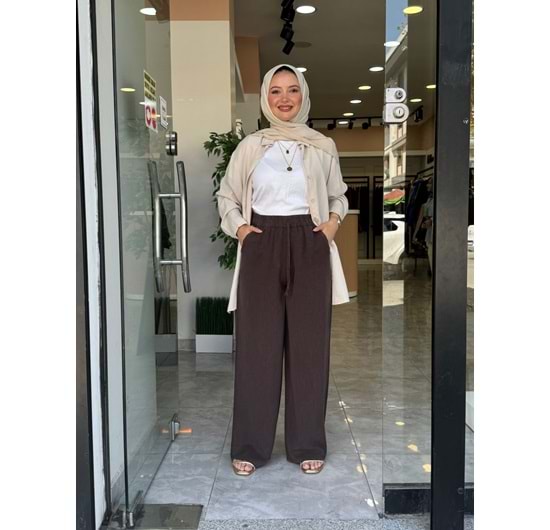 DURU PANTOLON - ACI KAHVE - 40