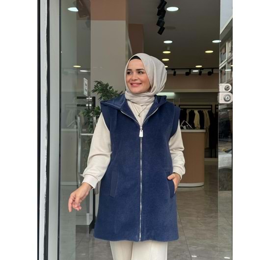ANGORA YELEK - LACİVERT - 1