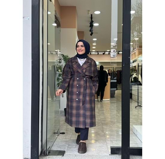 KARE UZUN TRENCH - STD - 1