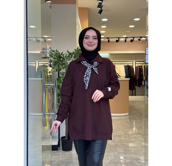 FULAR SWEAT - ACI KAHVE - STD