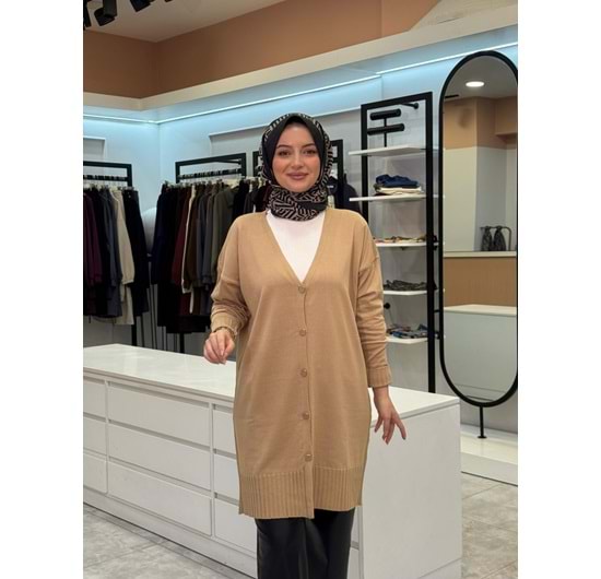 MİLA MERSERİZE HIRKA - CAMEL