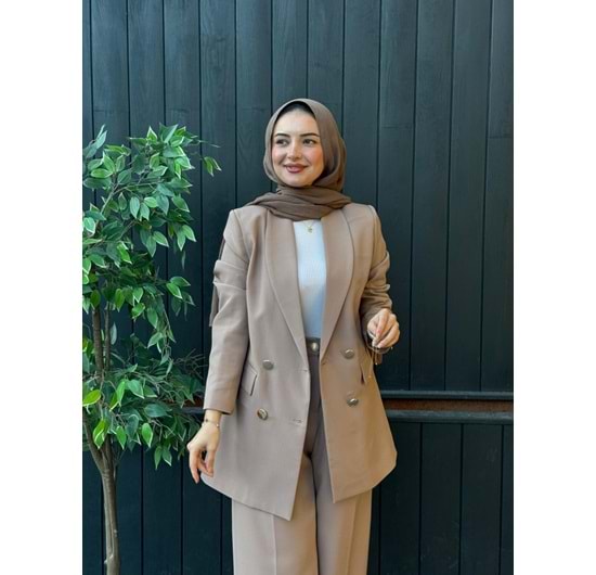 BLAZER CEKET - CAMEL - 1