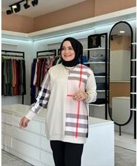 KARELİ SWEAT - BEJ - L-XL