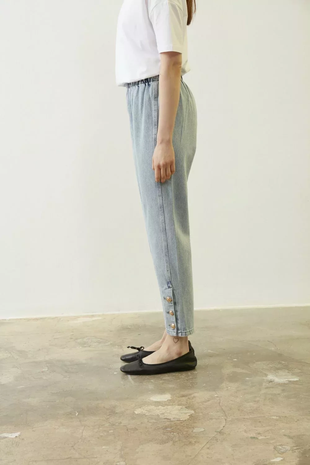 MRW YAN DÜĞME DENİM - BUZ MAVİSİ - 4