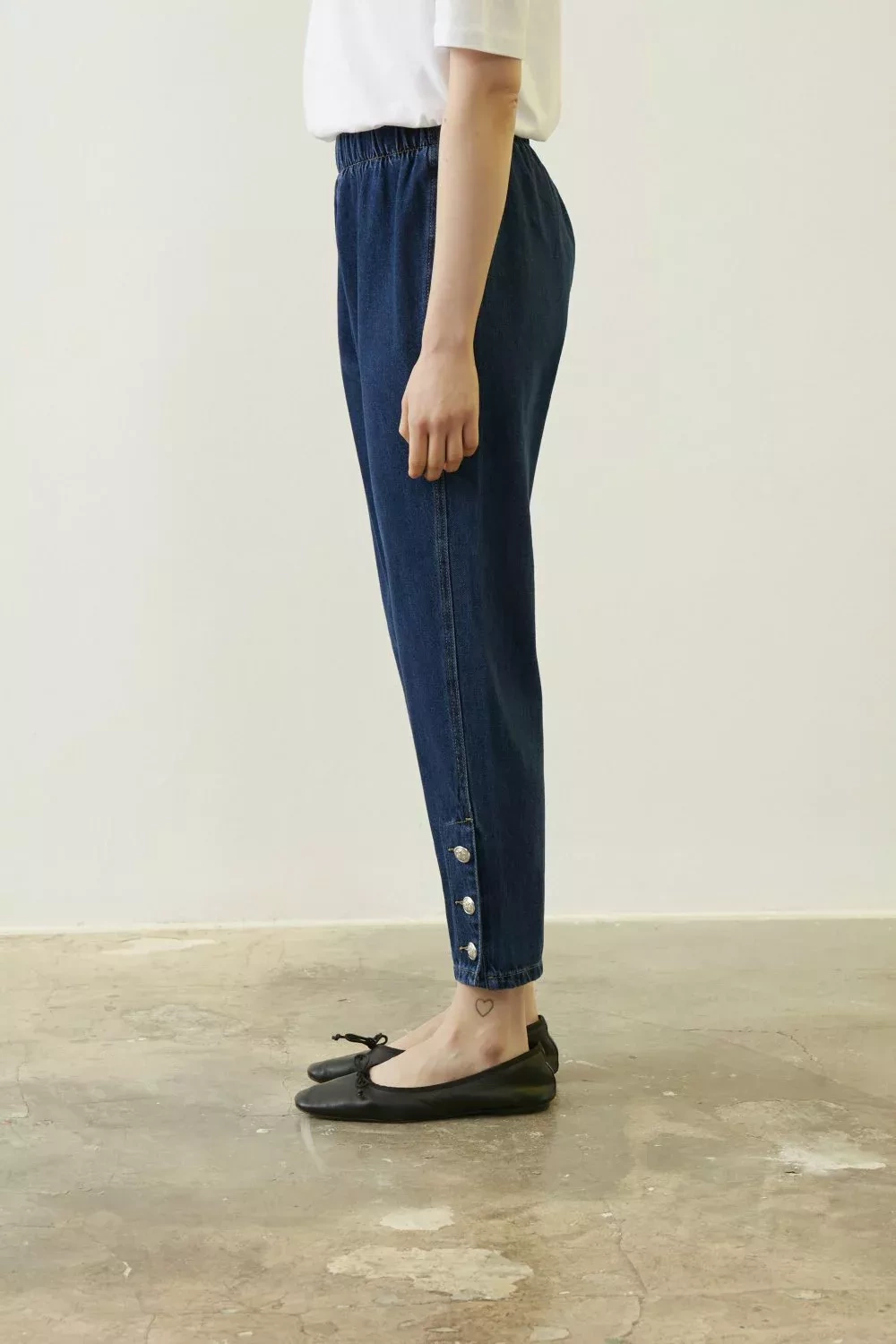 MRW YAN DÜĞME DENİM - LACİVERT - 4