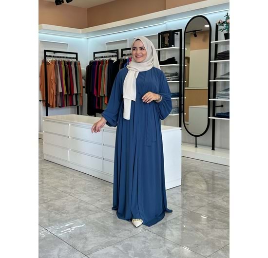 MEDİNE ABAYA - PETROL MAVİSİ - 1