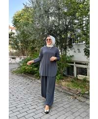 AZRA TAKIM - ANTRASİT GRİ - S-M