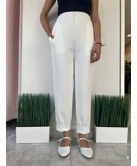 PENSLİ SCUBA PANTOLON - BEYAZ - XXL
