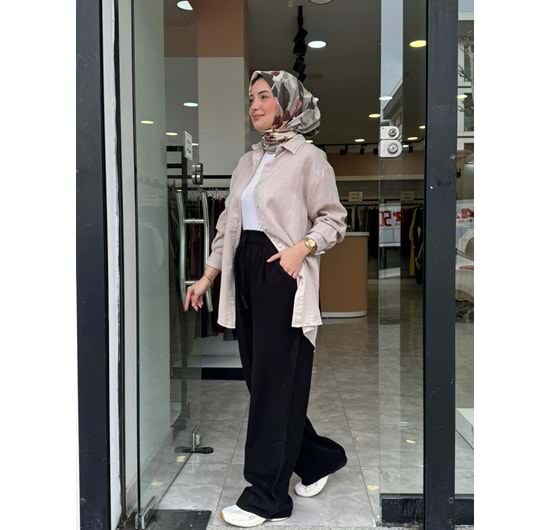 DURU PANTOLON - SİYAH - 40