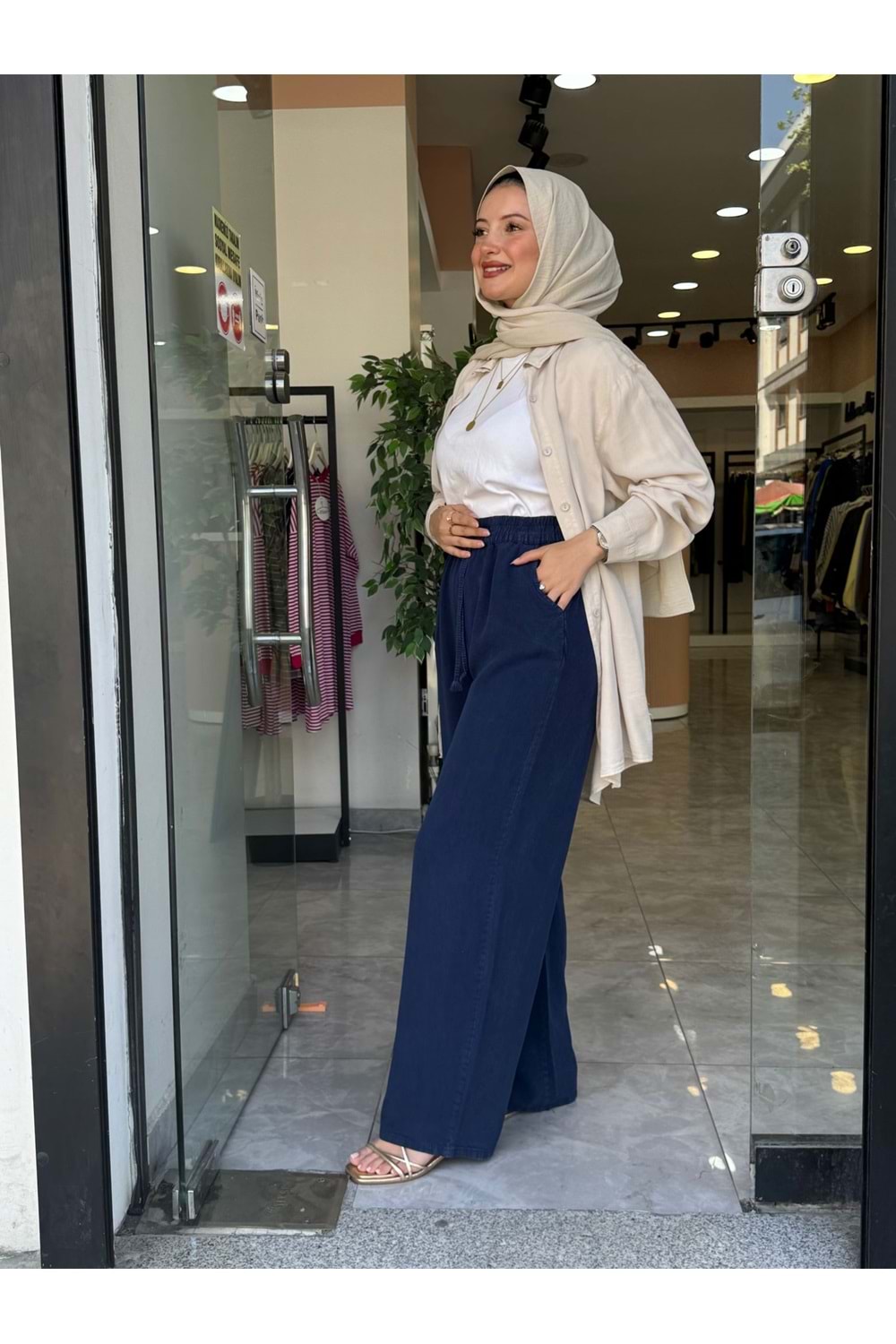 DURU PANTOLON - LACİVERT - 38