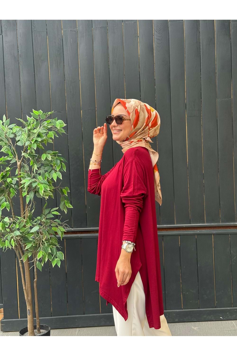 KUĞU TUNİK - BORDO - STD