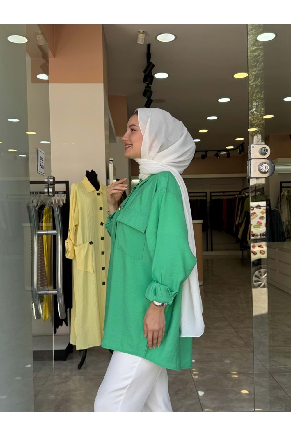 GOLD GÖMLEK - YEŞİL - S-M