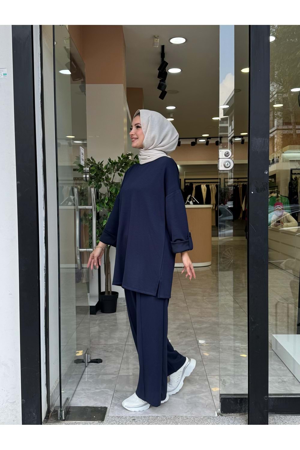 KOL DÜĞME TAKIM - LACİVERT - 1