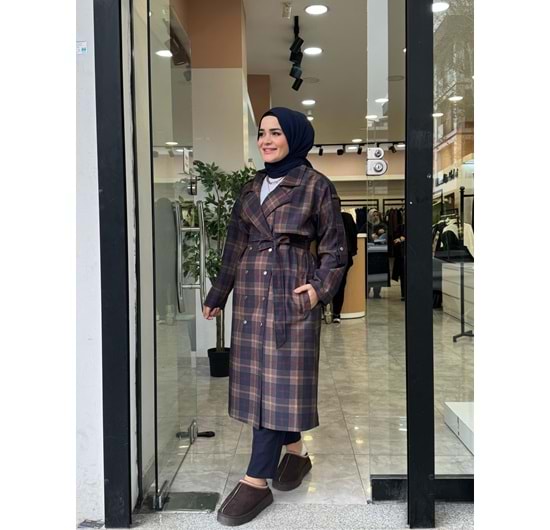 KARE UZUN TRENCH - STD - 1