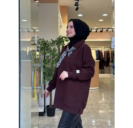 FULAR SWEAT - ACI KAHVE - STD