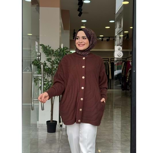 AFRA ANGORA HIRKA - KAHVERENGİ - STD