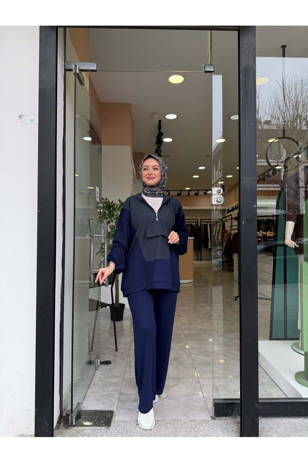 ELİSA TAKIM - LACİVERT - 1