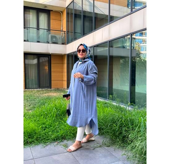 NİSA GÖMLEK - MAVİ - 2
